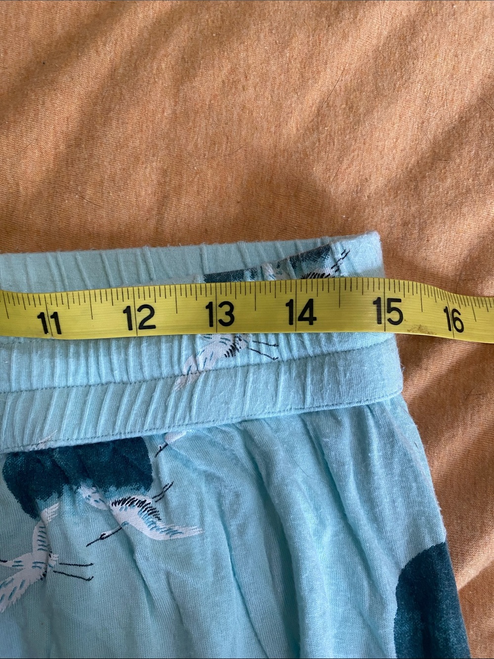 Kate Quinn the woods modal blue crane pajama pants - Picture 7 of 8